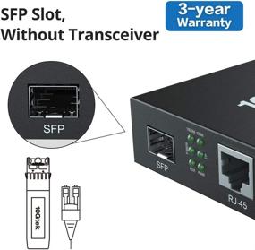 img 3 attached to 1.25G Media Converter with SFP Slot, Transceiver not included