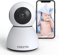 📷 crestin ip camera 1080p hd: secure home surveillance with motion detection, night vision & alexa compatibility logo