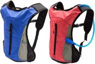 🎒 hydration 2pack backpack - stay hydrated on-the-go - lightweight & waterproof water pack - perfect for running, hiking, cycling, festivals & theme park adventures - 2l water bladder - 2 pack logo