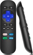 📱 enhanced replacement remote control for roku 1 2 3 4 hd lt xs xd, roku express 3900r, roku premiere 4620xb 4210xb 3900r - [excludes roku stick or roku tv] logo