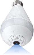 📷 nexete 1080p light bulb camera: 360° panoramic cameras, 2.4ghz wi-fi security surveillance camera with vr, wireless ip led camera replay, night vision, alarm, and motion detection logo