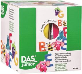 img 4 attached to 🧱 DAS JR Clay Blocks: 10-Pack of 100 Gram Blocks in Assorted Colors (349200)