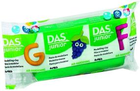 img 1 attached to 🧱 DAS JR Clay Blocks: 10-Pack of 100 Gram Blocks in Assorted Colors (349200)