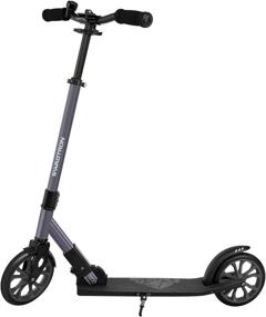 img 4 attached to Swagtron K8 Titan: Height-Adjustable Folding Commuter Kick Scooter for Adults & Teens with ABEC-9 Wheel Bearings