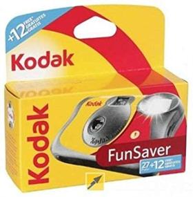 img 1 attached to 📸 Yellow/Red Fun Saver Single Use Camera with Flash by Kodak - 3920949 - Enhanced for SEO