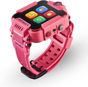 img 4 attached to 📱 TickTalk 4 Unlocked 4G LTE Kids Smart Watch Phone: GPS Tracker, Video & Voice Calling, Messaging, 2X Cameras & Free Streaming Music