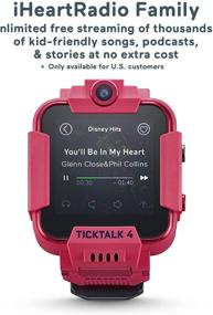 img 1 attached to 📱 TickTalk 4 Unlocked 4G LTE Kids Smart Watch Phone: GPS Tracker, Video & Voice Calling, Messaging, 2X Cameras & Free Streaming Music