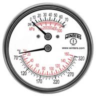 🌡️ зимний трехиндикаторный термометр winters с точностью +/-3% и удлинением 2-3 дюйма логотип