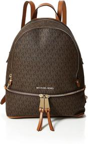 img 4 attached to Michael Kors Rhea Zip Signature Women's Handbags & Wallets for Fashion Backpacks