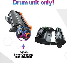 img 3 attached to 🔍 ONLYU Compatible Drum Unit Replacement: Brother DR730 DR-730 DR 730 for HL-L2370DW HL-L2390DW MFC-L2750DW MFC-L2710DW DCP-L2550DW - Drum Unit (No Toner)