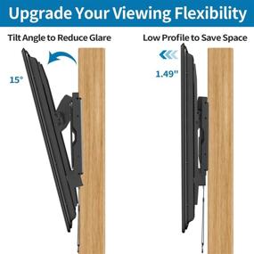 img 3 attached to Fozimoa Tilt TV Wall Mount Bracket: Convenient & Versatile for Most TV Models