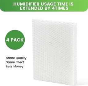 img 3 attached to 🔄 Cabiclean MD1-0034 Replacement Humidifier Wicks Filters | Compatible with Vornado Evap40, Evap2, EV100, EV200, EVDC300, EVDC500 | 4-Pack