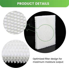 img 2 attached to 🔄 Cabiclean MD1-0034 Replacement Humidifier Wicks Filters | Compatible with Vornado Evap40, Evap2, EV100, EV200, EVDC300, EVDC500 | 4-Pack