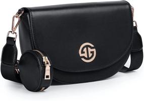 img 4 attached to 👜 Elegant Leather Crossbody Purse - Stylish Women's Handbags & Wallets for a Fashionable Crossbody Look