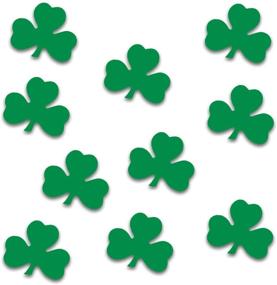 img 2 attached to 🍀 10 Piece St Patrick's Day Decorations: Beistle Green Shamrock Cutouts - Wall Silhouettes
