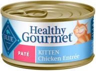 🐱 optimized blue buffalo healthy gourmet natural kitten pate wet cat food logo