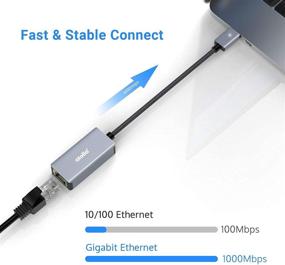 img 2 attached to ✅ atolla USB C to Ethernet Adapter, Type-C LAN Network RJ45 Gigabit Ethernet Adapter, Thunderbolt 3 Compatible with MacBook Pro, MacBook Air, iPad Pro, Surface, XPS, and More