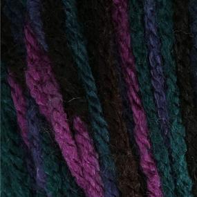 img 3 attached to Super Value Variegated Yarn by Bernat - 5 oz, Medium Worsted Gauge, Violet Twilight