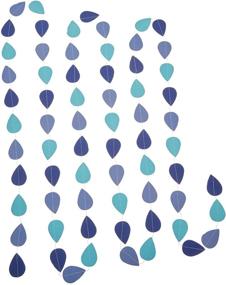 img 1 attached to 🎉 Гирлянда с каплями дождя в стиле Марди Гра: отлично подходит для украшения вечеринки и фото аксессуаров!