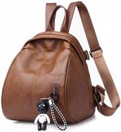 🎒 women's guaziv fashion backpack: lightweight, anti-theft, waterproof handbags & wallets logo