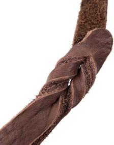 img 2 attached to 🐶 Petroad Heavy Duty Brown Leather Dog Leash - 6ft Training Lead for Large Dogs (Brown)