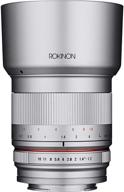 rokinon rk50m mft sil olympus panasonic silver logo