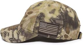 img 1 attached to 🧢 Kryptek Tonal American Flag Cap with Side Design