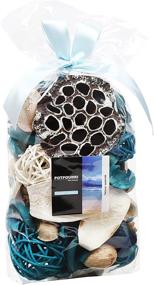 img 4 attached to 🌊 Qingbei Rina Ocean Scent Potpourri Bag: Fragrant Home Decoration with Dried Flowers – 60 Fluid-Oz Vol., 9.9 Oz Weight (Blue)