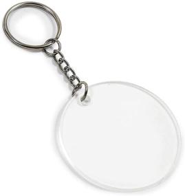 img 2 attached to Clear Blank Acrylic Keychain Projects Beading & Jewelry Making in Charms