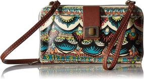 img 4 attached to 🌞 Sakroots Artist Smartphone Crossbody: A Stylish Sunshine Handbag & Wallet Combo for Women