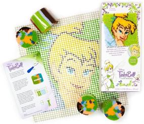 img 1 attached to 🧚 Disney Princess Tinkerbell Latch Hook Craft Kit - 12x12 Dimensions