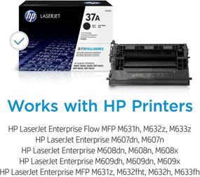 img 3 attached to 🖤 High-Quality HP 37A CF237A Toner Cartridge in Black: Exceptional Performance and Long-lasting Print Results