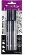 tombow 66403 mono drawing pen 3-pack: achieve precision and detail with multiple tip sizes - 01, 03, and 05 logo