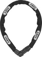 🔒 abus 1385 tresor combo chain lock - high security, 85cm length, 7mm square diameter, black logo