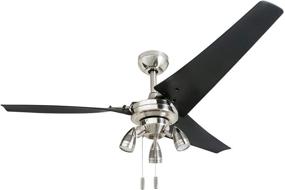 img 4 attached to Honeywell Ceiling Fans 50611 01 Brushed