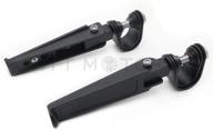 httmt mt215-056: крепление для подножек на двигателе u-clamp 1-1.25 дюйма для harley bad boy fxstsb flst - черный логотип