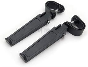 img 3 attached to HTTMT MT215-056: Крепление для подножек на двигателе U-Clamp 1-1.25 дюйма для Harley Bad Boy Fxstsb FLST - Черный