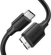 🔌 ugreen usb-c to usb 3.0 micro b cable: fast charging & data transfer for samsung galaxy s5, note 3, seagate, wd, toshiba external hard drives, cameras - 3 feet logo