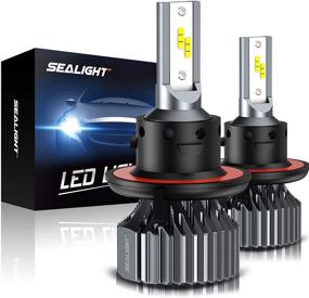 img 4 attached to Enhanced Performance H13 9008 Headlight SEALIGHT Upgraded: Unleash Powerful Illumination