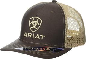 img 3 attached to ARIAT Offset Richardson Snapback Black Sports & Fitness for Team Sports