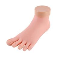 flexible and movable silicone prosthetic manicure practice foot model for enhanced nail art training (#1) logo