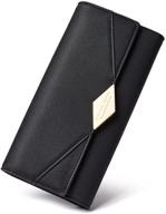 👛 stylish leather trifold wallet - designer women's handbags & wallets логотип