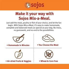 img 1 attached to 🐶 2-Pack SOJOS Freeze-Dried Beef Complete Raw Dog Food - 7lbs Each | Grain-Free & Gluten-Free