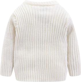 img 3 attached to LittleSpring Girls Turtleneck Sweater Pullover Boys' Clothing : Sweaters