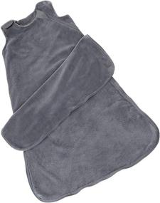 img 1 attached to GUNAMUNA Unisex Fleece Wearable Blanket - Cozy Kids' Home Store Must-Have