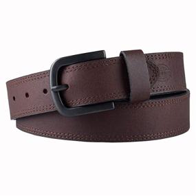 img 3 attached to Dickies Mens Leather Stitch Black Men's Accessories