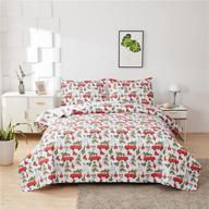 ferdilan christmas bedspread reversible breathable bedding logo