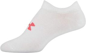 img 2 attached to 🧦 Under Armour Women's Essential 2.0 No Show Socks, Pack of 6