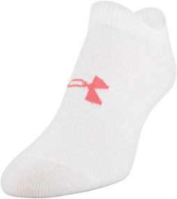img 3 attached to 🧦 Under Armour Women's Essential 2.0 No Show Socks, Pack of 6