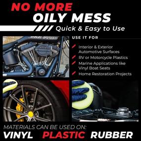 img 1 attached to 🚗 CAR GUYS Plastic Restorer - Restore Rubber, Vinyl, and Plastic to Life! - 8 Oz Kit